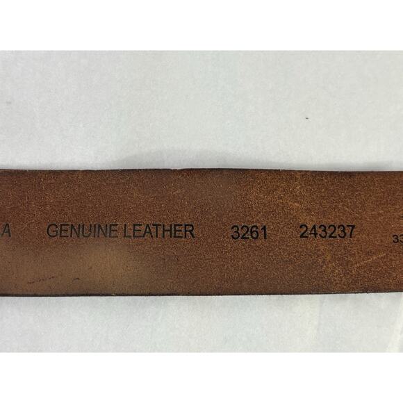 Land’s End Womens Size Large 33" - 36" Genuine Leather Boho Hippie Belt - Picture 14 of 16